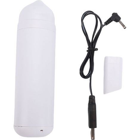 Aspirateur sans fil rechargeable blanc pour voiture, aspiration puissante et silencieuse, pour la maison, le canapé et le bureau. (1/5)