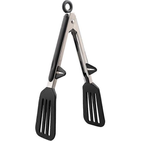 Acier inoxydable cuisine cuisson pinces alimentaire métal pour service gril barbecue antidérapant Grip 9 X 2 2 X2 4 (1/5)