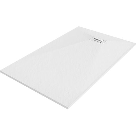 Mexen Hugo rechteckige Duschwanne SMC 140 x 80 cm, weiß, weiße Abdeckung - 42108014-W (1/5)