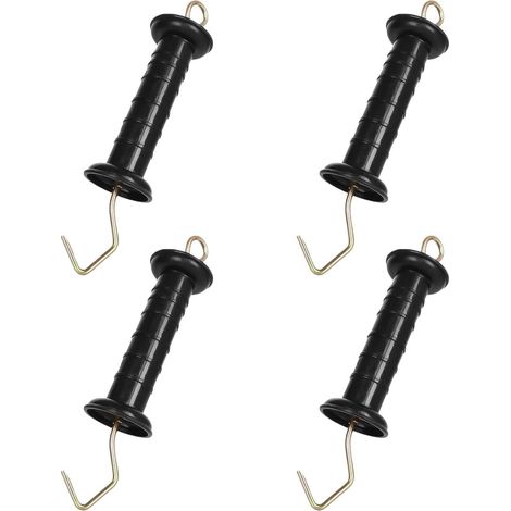 Poignée de portail avec crochet,Poignées de portail avec crochets, Poignée de portail pour clôture électrique,Kit de portail pour clôture électrique,adapté pour clôture électrique de pâturage (1/5)