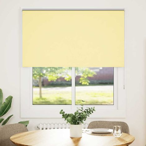 Maison Exclusive - Estor Enrollable Opaco Amarillo 135x150 cm Tel