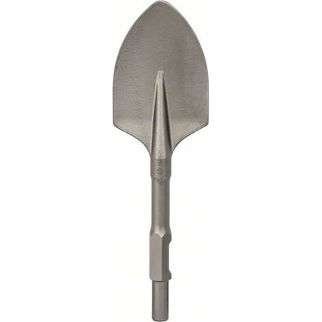 Bosch Spatmeißel mit 30-mm-Sechskantaufnahme, abgerundet, 400 x 135 mm