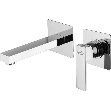 Miscelatore lavabo incasso Twinkle senza scarico in ottone cromo (1/2)