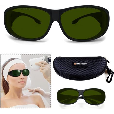 Lunettes de sécurité 200 nm à 2000 nm - Longueur d'onde UV 400 - Pour la beauté laser et la protection des yeux - Épilation au laser (1/5)