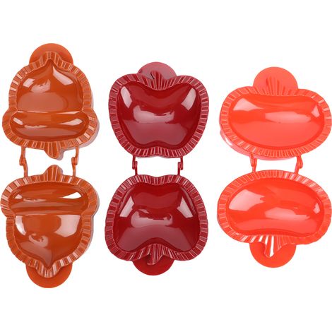 Presse-pâte à main, 3 pièces, Mini presse de poche en forme de citrouille d'automne pour pâtisserie, fête de rassemblement. (1/5)