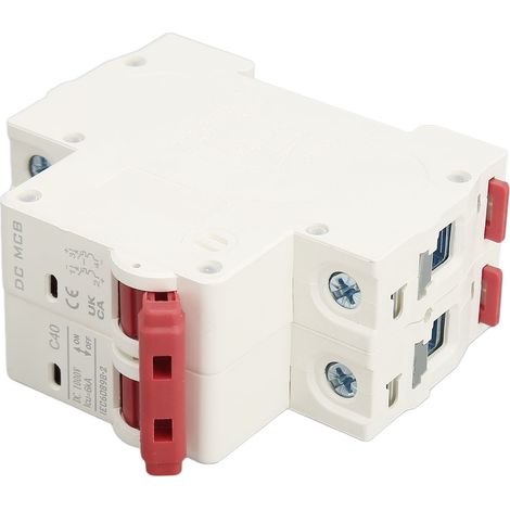Le nouveau disjoncteur DZ47s-63Z C40 2P CC est un disjoncteur miniature 1 000 V 40 A destiné aux systèmes photovoltaïques. Il se monte sur rail DIN et possède un pouvoir de coupure basse tension de 6 (1/5)