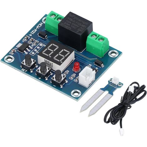 Feuchtigkeitsreglermodul HCW-M214 12V Boden-Digital-Feuchtigkeitssensor-Controllerplatine für automatische