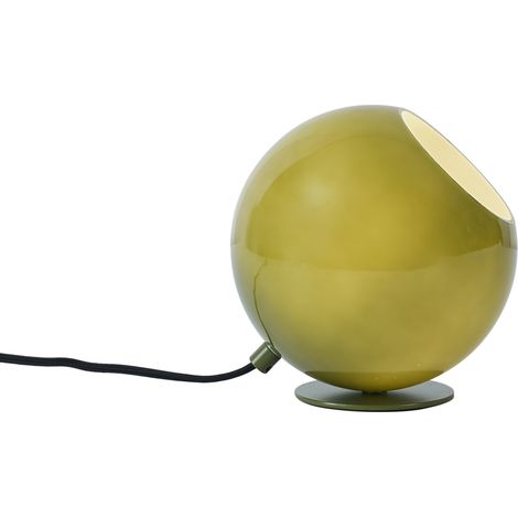 QAZQA Retro-Tischleuchte grün mit Glas - Mabel