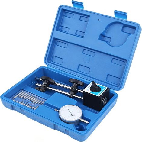 Indicateur magnétique pour cadran avec base, précision 0,001, bras rotatif à 360° pour atelier pour test de moisissures (1/4)