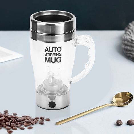 350 ml Automatischer elektrischer Kaffee-Milch-Mixer mit Selbstumrührfunktion (1/5)
