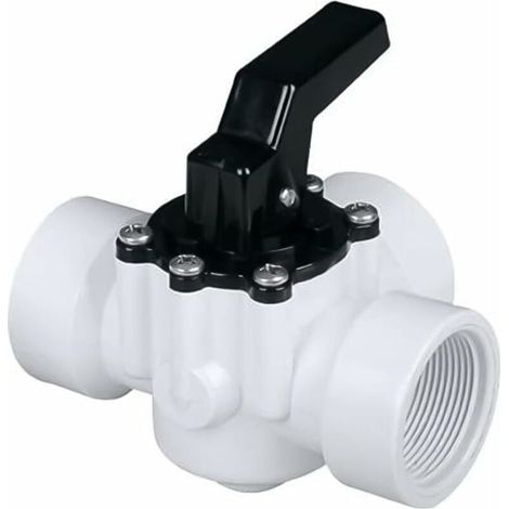 Vanne d'inversion de piscine - 1 1/2 pouce femelle - 3 voies Vanne d'inversion de piscine de remplacement - Vanne de remplacement pour piscines et spas (1/5)