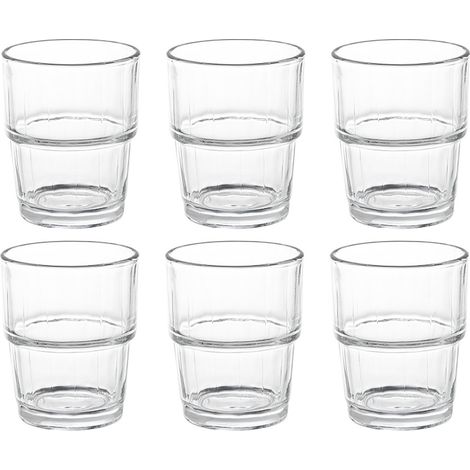 Maku Stapelgläser, 6er-Set – Spülmaschinenfest und platzsparend (1/2)