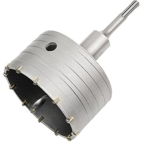 Sega a tazza per calcestruzzo da 110 mm – Adattatore SDS Plus – Lama in carburo YG8 e carburo di tungsteno – Taglia mattoni, cemento e pietra – Taglio preciso e veloce