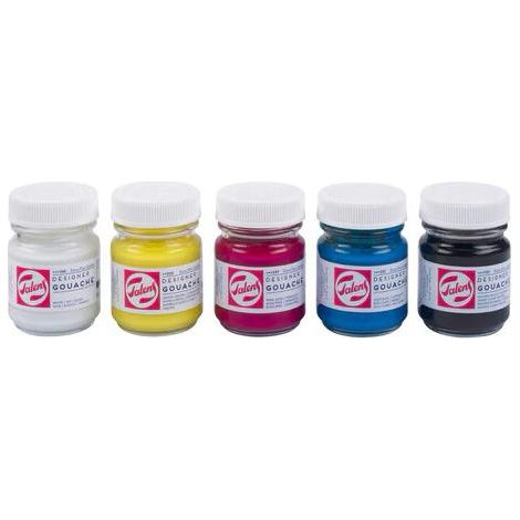 TALENS TÉMPERAS EXTRAFINAS BOTE 50 ML COLORES PRIMARIOS SET 5 UD