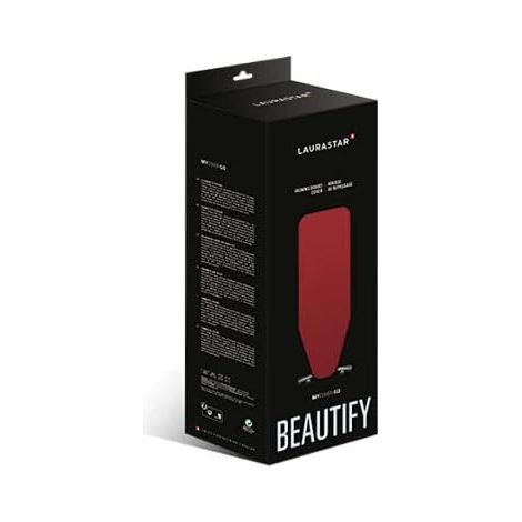 Laurastar - Housse universelle rouge pour table à repasser (127cm x 49.5cm), 100%
            Coton - 560.7804.785 (1/6)