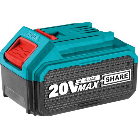 Batterie Lithium-ion 20V 4Ah - TFBLI2002 - Ce produit de marque TOTAL TOOLS est neuf.