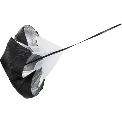 Entraînement de vitesse en course à pied avec parachute de résistance, parachute de course à pied, parachute de sprint, parachute de football, entraînement de vitesse sportif, noir (1/5)