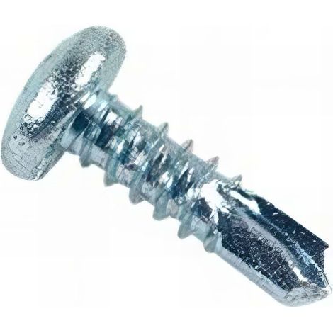 Vis autoperceuse tête cylindrique carrée 4.8 x 15 mm Zinguée - Boite de 500 pcs - Fixtout VAFCQ4815902B