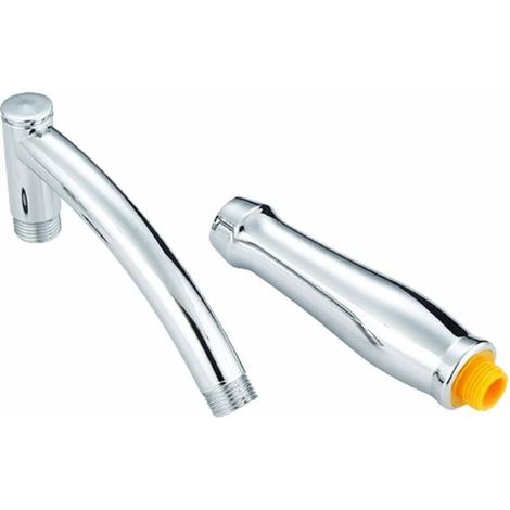 UlisemRallonge de Pommeau de Douche Bras de Rallonge de Douche Réglable Bras de Rallonge de Douche Pratique Bras de Rallonge de Douche ABS pour Connecter et Rallonger la Pomme de Douche 1 Pièce (Argen (1/4)