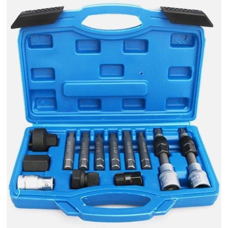 Kit d'outils pour alternateur 13 pièces, embouts et adaptateurs pour voiture et utilitaire, expédition rapide (1/5)