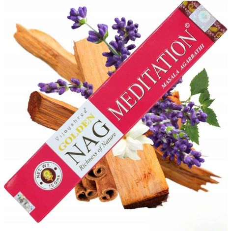 Golden Nagg Räucherstäbchen 15g Meditation (1/5)