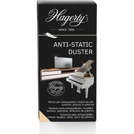 HAGERTY panno antistatico I Panno per la pulizia e la cura di superfici delicate 100% cotone I 1x panno per la polvere antistatico per superfici splendenti I previene l'accumulo di polvere I 36x55 cm (1/5)