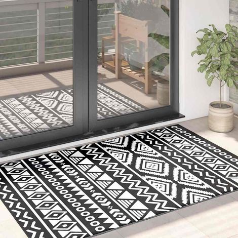 Tapis d'extérieur ARAKIL Noir 120x180 cm PP