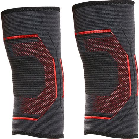 Paire de coudières de compression, soutien articulaire, tissu respirant, anti-glissement, pour tennis, golf, musculation (1/5)