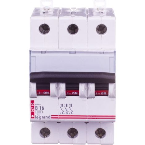 Disjoncteur 3P B 16A 10kA AC S313 TX3 404126