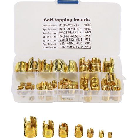 Jeu de 50 inserts de vis autotaraudeuses (1/5)