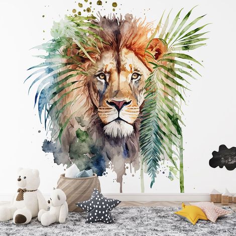 Papier peint panoramique Enfants - Lion - 130 cm x 84 cm (1/4)