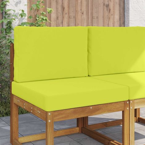 Sofakissen für draußen 2 pcs Grün Polyester (1/5)