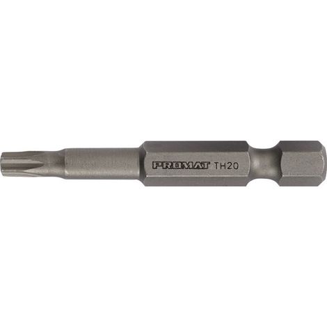 Punta 1/4 pollice T 10 L.50mm con foratura PROMAT (Per 10)