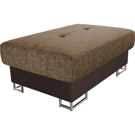 Banco tapizado Comfivo Ruta, Soft 066 + Lux 03, 42x67x104cm, Diámetro: 0, Cuero ecológico + Tapiz, Patas: Metal, 0