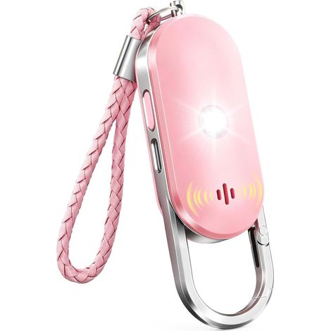 Flash LED Puissant et Avertisseur – Alarme Personnelle Anti Agression 130dB Porte (1/5)