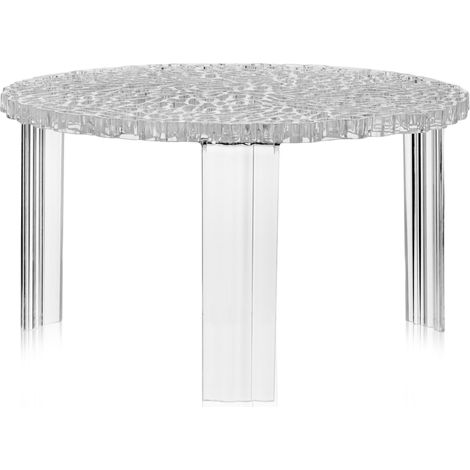 T-Table Furniture, Gris/Transparent, 60 x 60 x 28 cm (1/5)