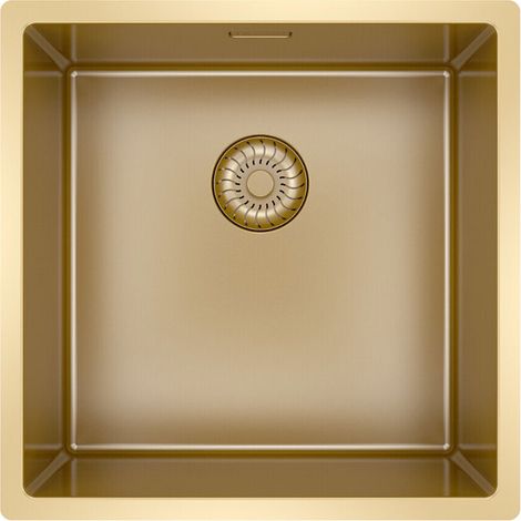 CARESSI Einbaubecken CAPP40R10G Gold (PVD) (1/2)