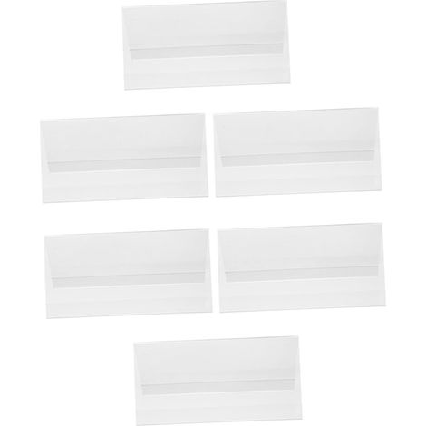 de 6 Supports de Table Acryliques Double Face pour Cartes de (1/5)