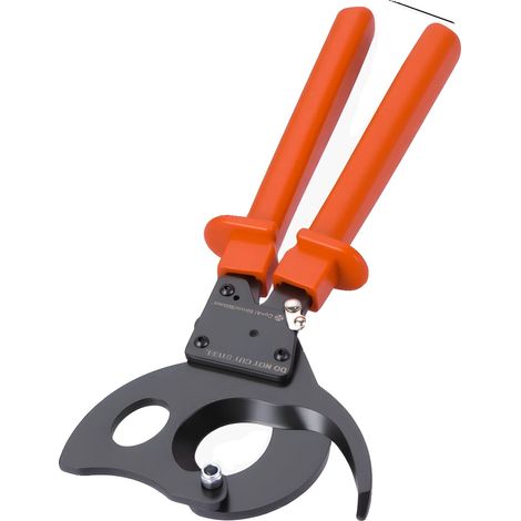 Coupe-câble à cliquet, lourd, fonctionnement à une main, 32,5 cm 1000 MCM (1/2)