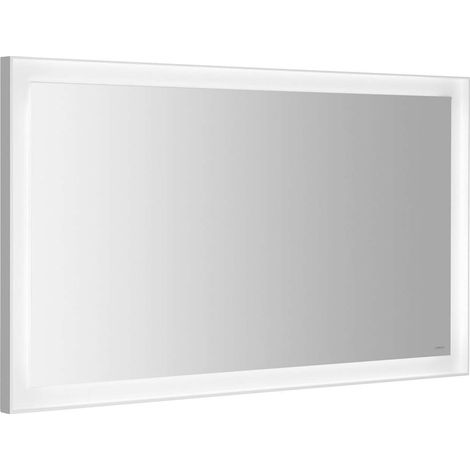 Sapho Flut - Espejo Flut con iluminación LED, 120x70 cm, blanco FT120 (1/5)