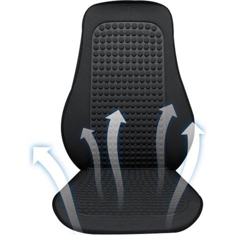 Housse de siège rafraîchissante pour Voiture, Housse de siège de Voiture rafraîchissante, aérée et Respirante, Coussin d'air de Refroidissement pour siège, pour Voiture, Camion, SUV (1/5)