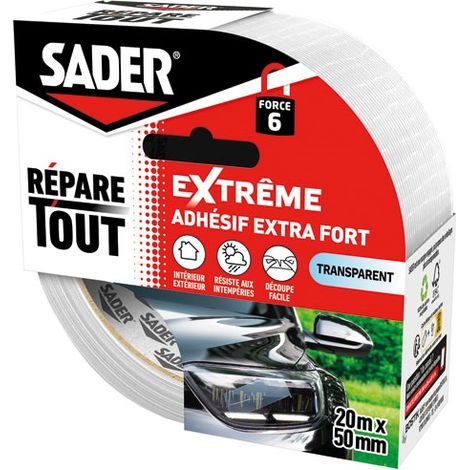 Adesivo Ripara Tutto Extreme Trasparente 20 M x 50 M - Bostik (Sader)