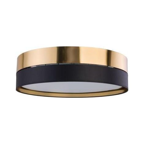 tk-lighting Hilton plafone dorato e nero 45 cm