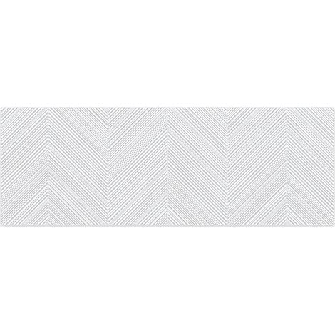 Carrelage effet Pierre 3D Blanc Nuage Punta 100x33,3x0,98 cm Belmorin - Mur intérieur (vendu par carton de 1,67 m²) - RO'MA CARRELAGE