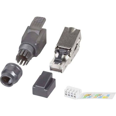 INFRALAN® Mâle pour montage sur site EFB Elektronik 88035AV.1 RJ45 mâle, droit noir 1 pc(s) S580761 (1/2)