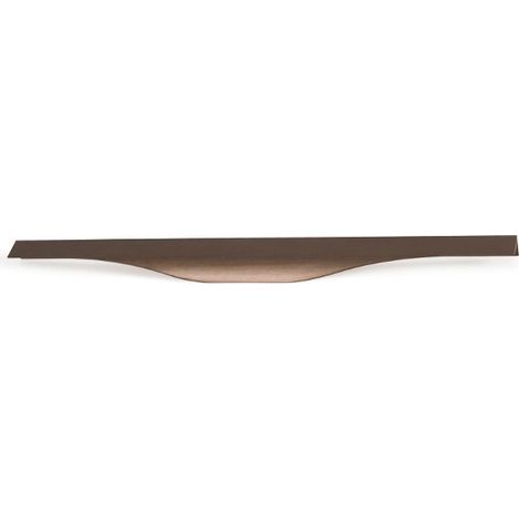 Poignée de meuble bronze vieilli 350mm – Entraxe 256mm – Pour portes 19mm – Design ondulé en aluminium – Viefe