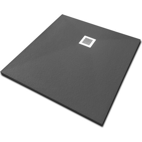 Veroni Duschwanne aus Kompositstein mit Schiefer-Muster flach (TxBxH) 100 x 100 x 3 cm Schwarz Veroni Duschwanne aus Kompositstein mit Schiefer-Muster flach (TxBxH) 100 x 100 x 3 cm Schwarz (1/5)