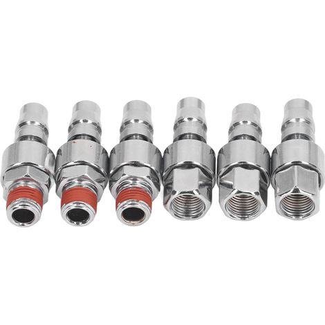 Raccord de tuyau industriel pivotant à filetage mâle/femelle 1/4" NPT en acier trempé (1/5)