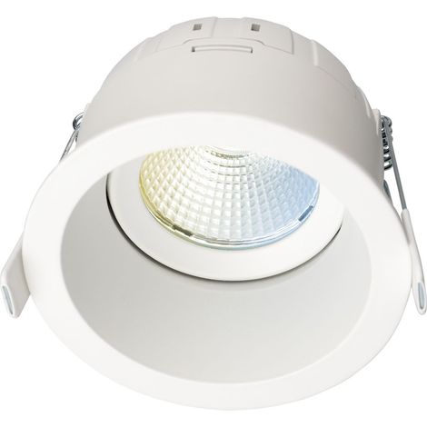 spot encastré à led - curvee - basculant - 7.5 à 11.5w - cct - 36d - blanc - abi - aurora dl150228