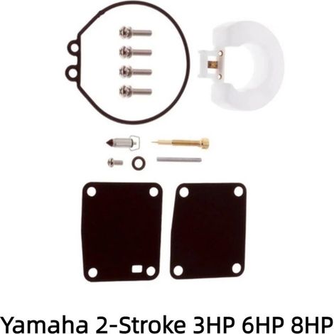 Kit de réparation de carburateur pour moteurs Yamaha 2 temps 3 CV, 6 CV et 8 CV